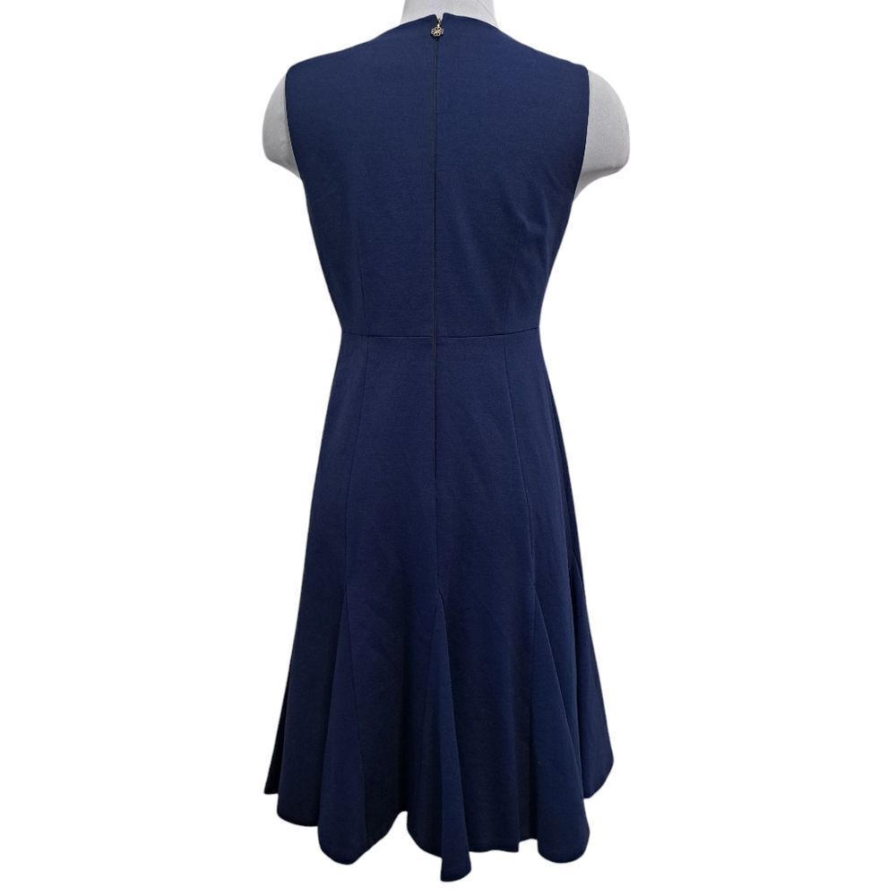 Kate Spade New York Sleeveless Ponte Drop Waist Office Siren Dress Sz 6 Navy - Picture 5 of 15